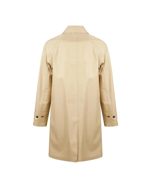 Burberry Natural Single-Breasted Coats for men