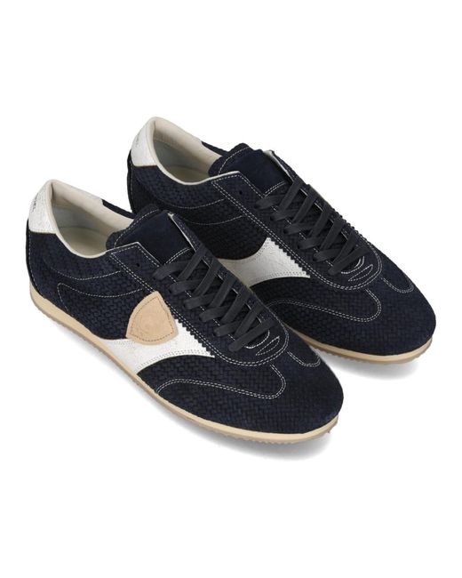 Philippe Model Blue Sneakers for men