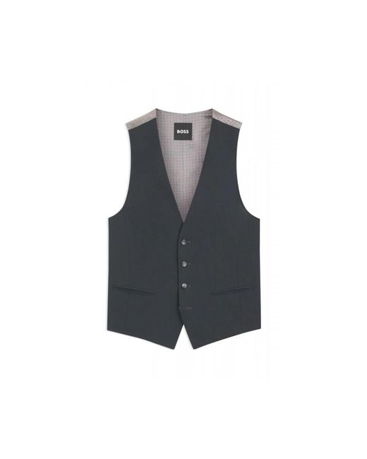 Vests HUGO pour homme en coloris Gray