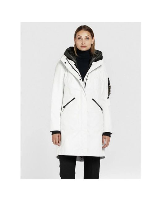 Creenstone White Parkas