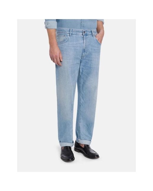Dondup Blue Loose-Fit Jeans for men