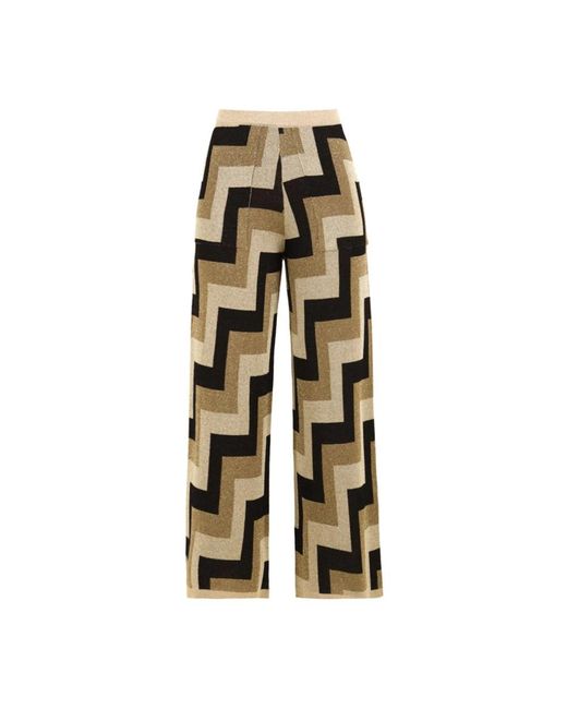 Akep Wide Trousers in het Multicolor