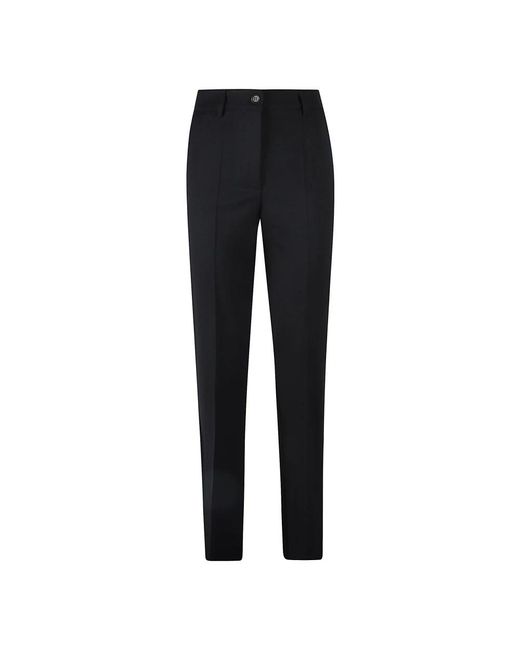 P.A.R.O.S.H. Broeken ,Zwart ,Wol Zwarte Wollen Blend Flared Broek in het Black