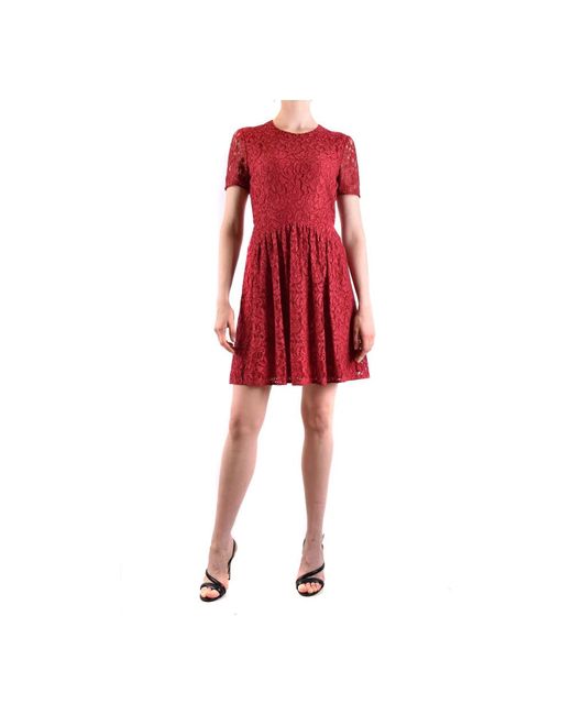 Short Dresses Burberry en coloris Red