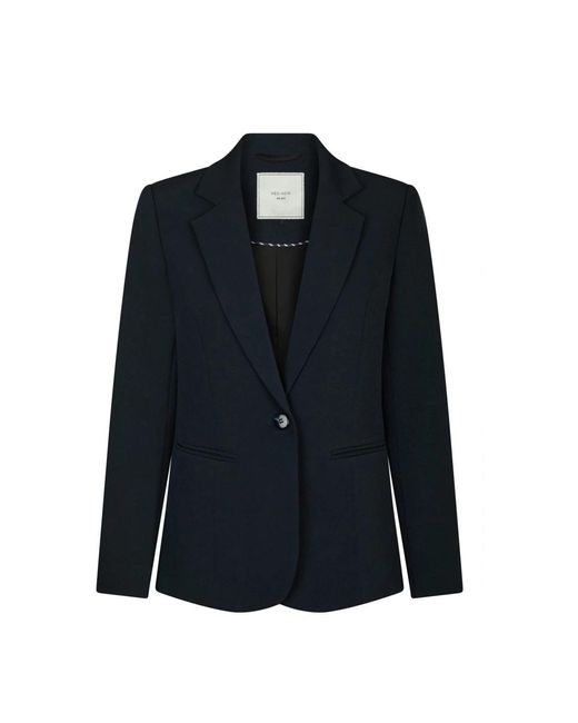 Neo Noir Jassen ,Blauw ,Donkerblauwe Francine Suite Blazer in het Blue