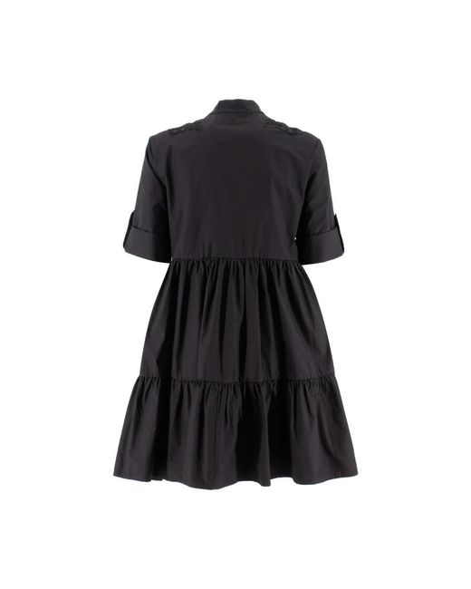 Ermanno Scervino Black Short Dresses