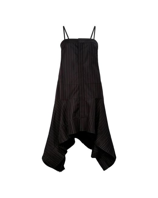 Sacai Black Midi Dresses