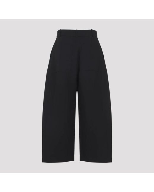 Wide Trousers Studio Nicholson en coloris Black