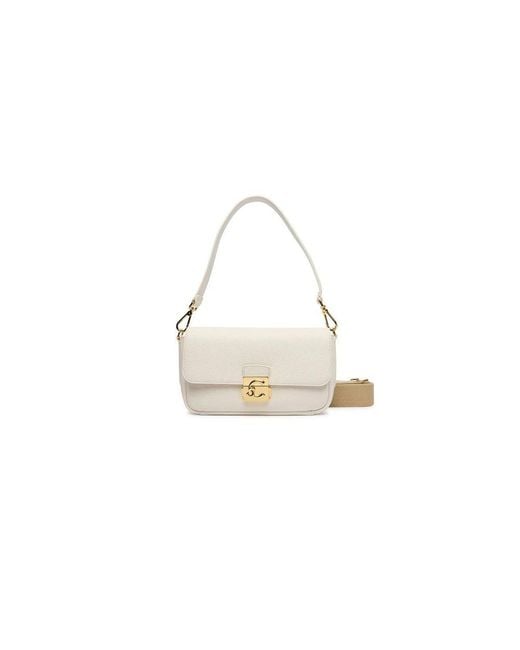 Coccinelle White Shoulder Bags