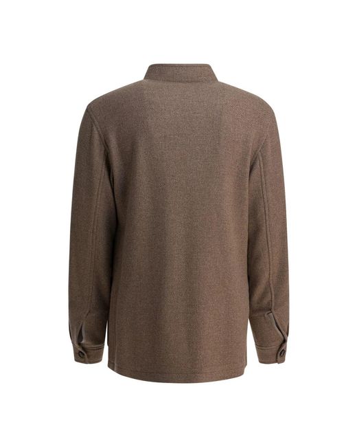 Tagliatore Herrenbekleidung Mäntel Braun Aw25 in Brown für Herren