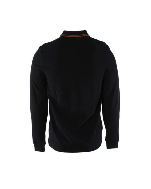 Fred Perry Black Polo Shirts for men