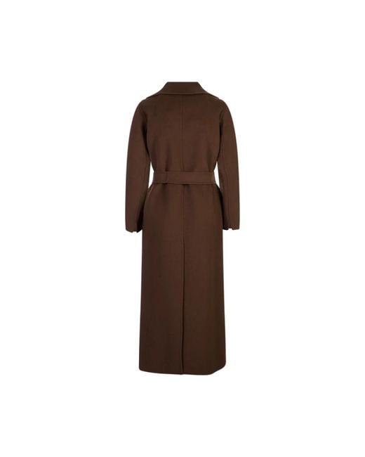 Max Mara Brown Belted Coats