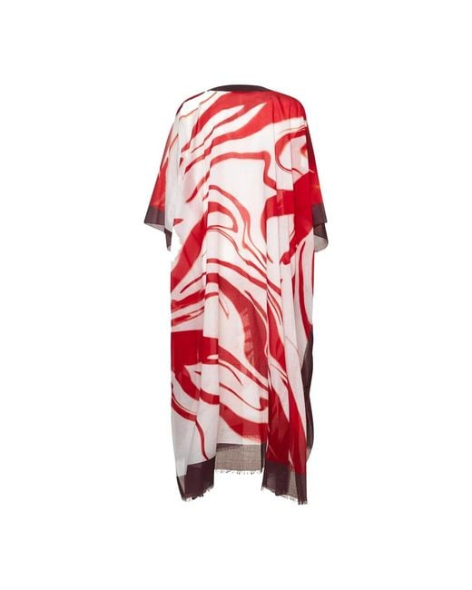 Dries Van Noten Red Midi Dresses
