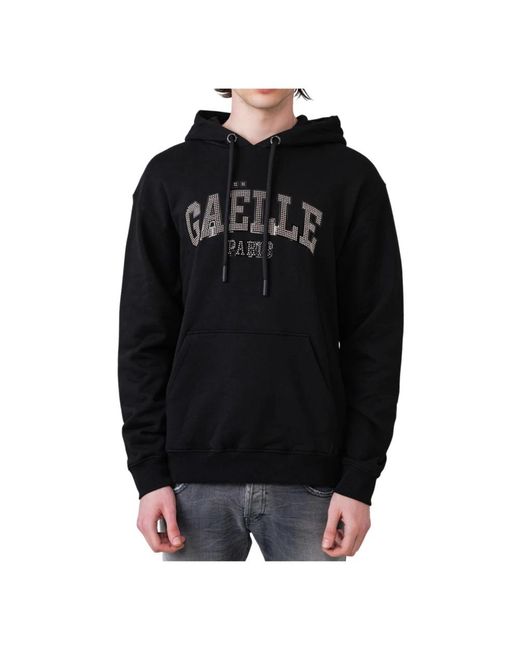 Gaelle Paris Black Sweatshirts for men