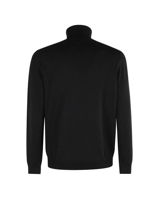 Fay Black Turtlenecks for men