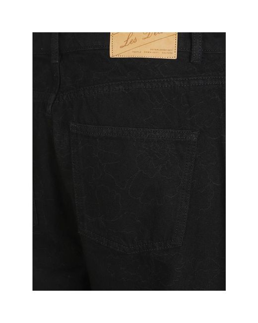 Les Deux Black Straight Fit Jeans for men