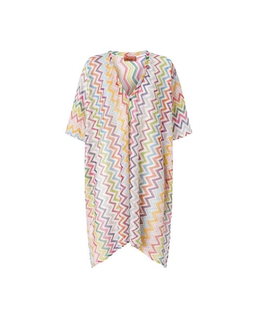 Missoni Pink Short Dresses