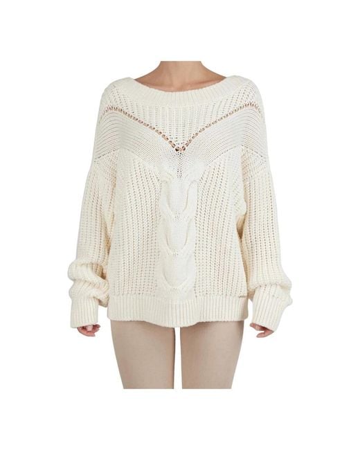 Kiton White Round-Neck Knitwear