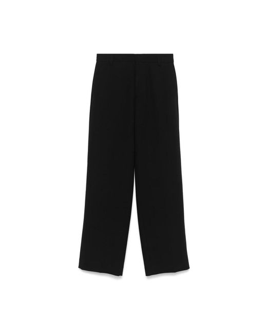 Wide Trousers Closed de color Black
