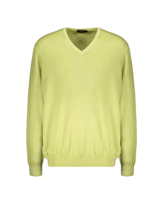 Moorer Green Cashmere Knitwear for men