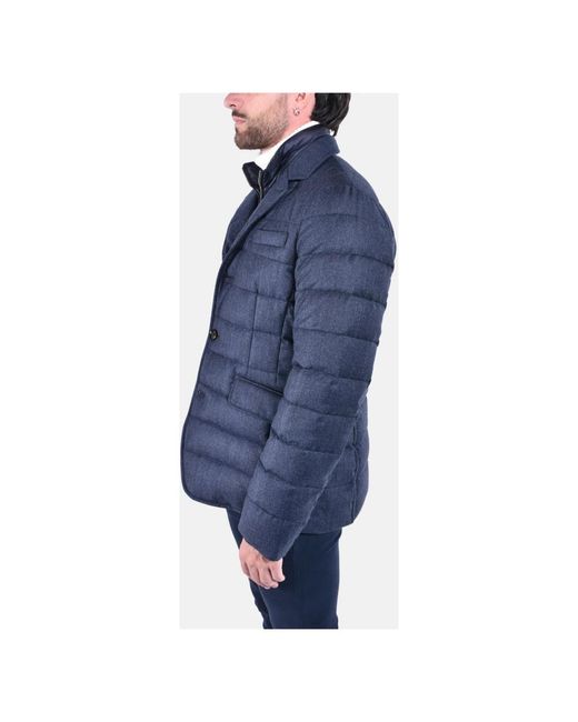 Moorer Blue Winter Jackets for men