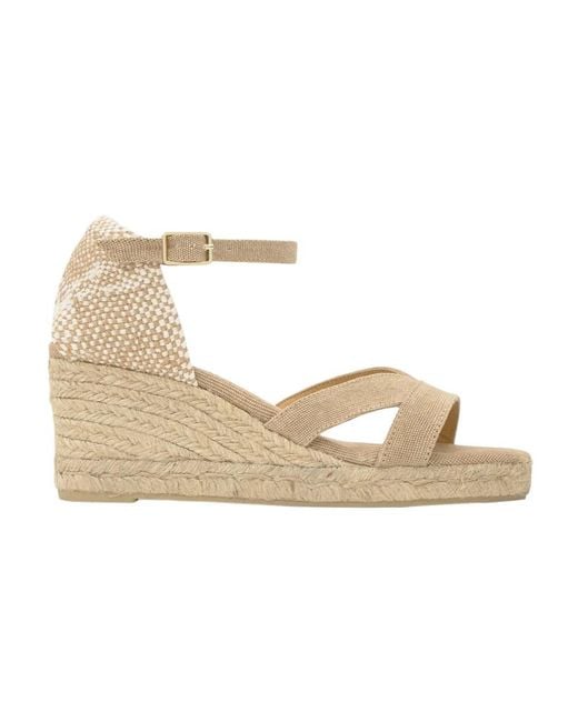 Castaner Metallic Wedges