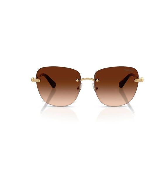 Swarovski Brown Sunglasses