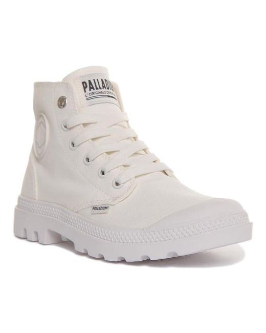 Palladium Gray Lace-Up Boots for men