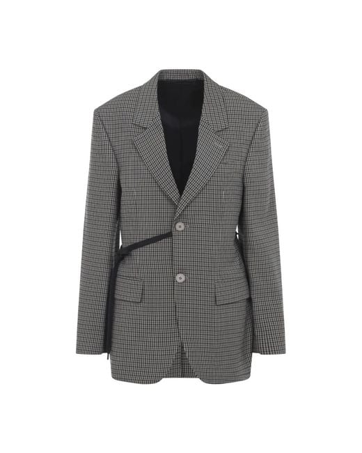 Balenciaga Wikkel Tailored Jas in het Gray