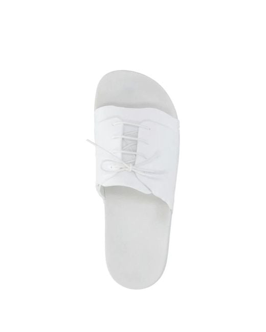 Maison Margiela White Sliders for men