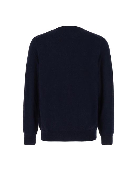 Round-Neck Knitwear Polo Ralph Lauren de hombre de color Blue