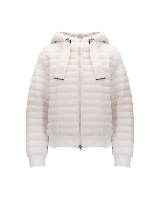 Herno Gray Bouclé Daunenjacke
