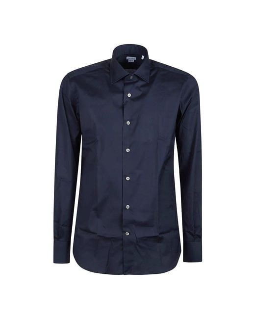 Orian Overhemden ,Blauw ,Katoen Slim Shirt in het Blue voor heren