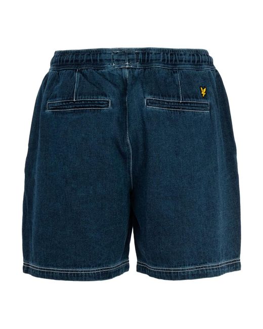 Lyle & Scott Denim Shorts Für Männer in Blue für Herren