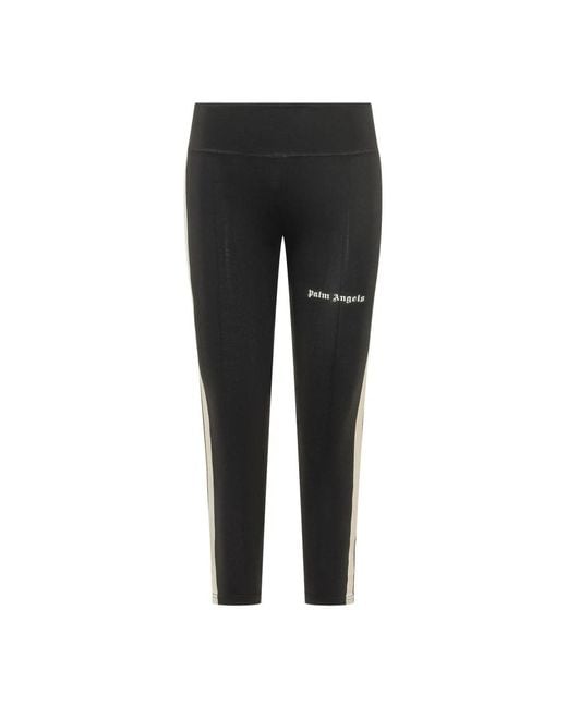 Palm Angels Black Leggings
