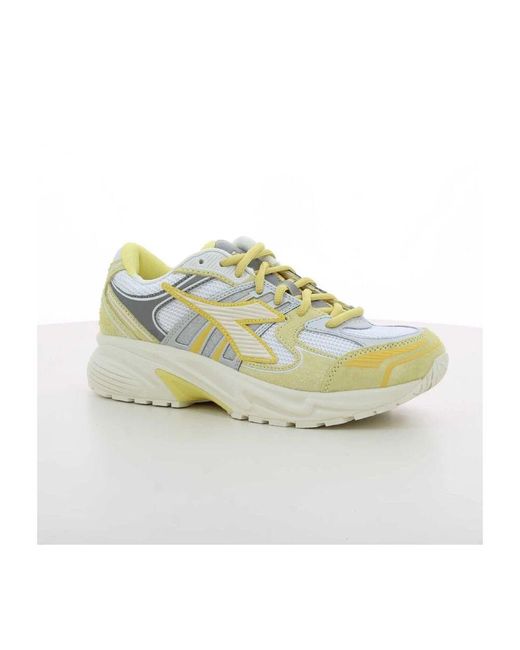Diadora Blue Gelbe Mythos Star Damenschuhe