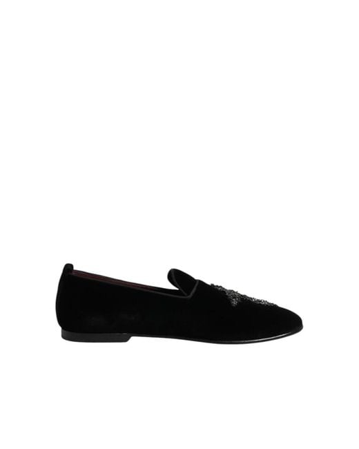 Dolce & Gabbana Black Loafers for men