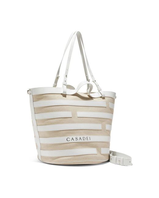 Borsa a tracolla di Casadei in White
