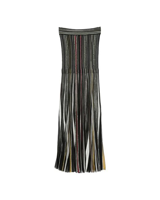 Maxi Skirts Missoni de color Black
