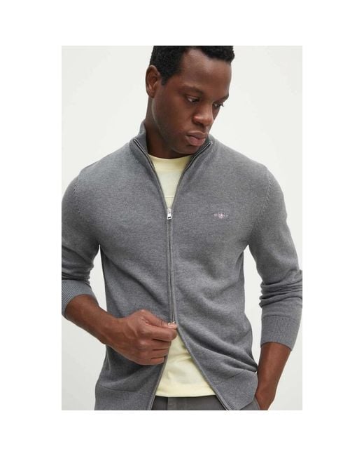 Cardigans Gant pour homme en coloris Gray