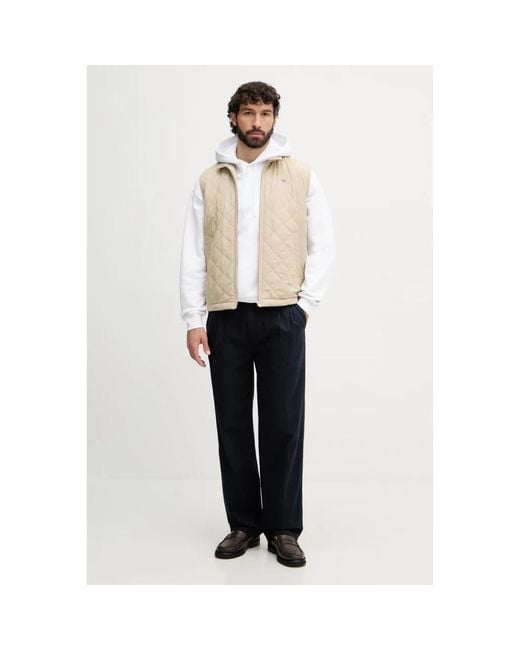 Vests Gant de hombre de color Natural