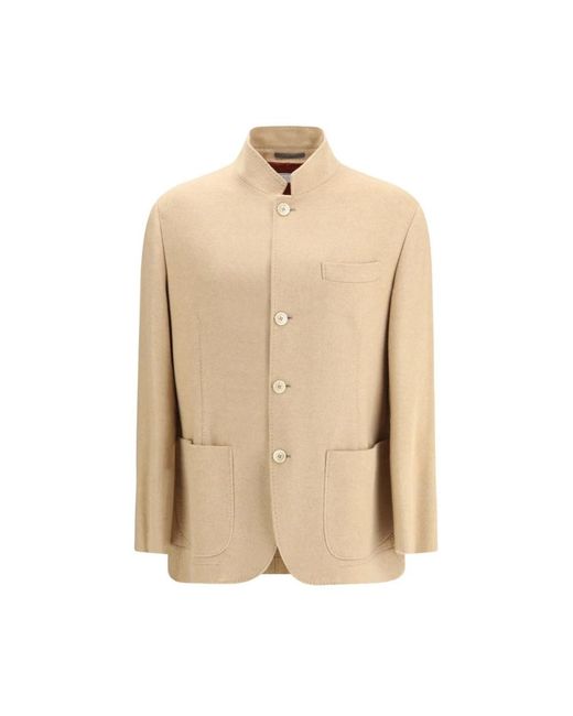 Brunello Cucinelli Natural Blazers for men