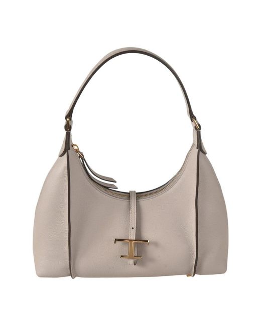 Tod's Gray Shoulder Bags