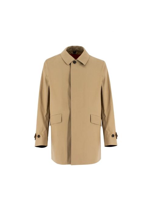 Sealup Natural Single-Breasted Coats for men