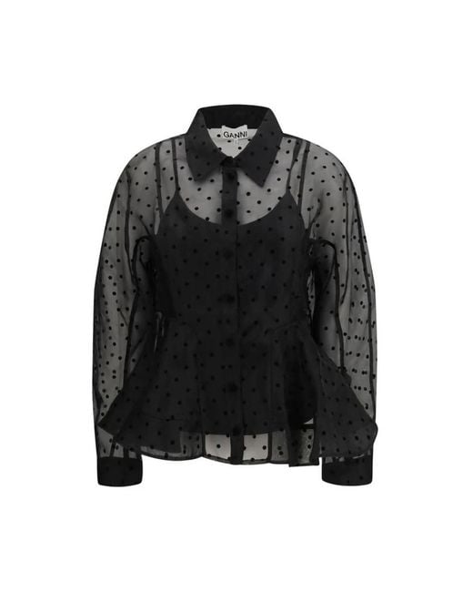 Ganni Black Shirts