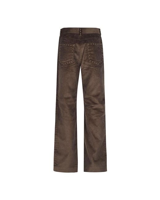 P.A.R.O.S.H. Brown Wide Trousers