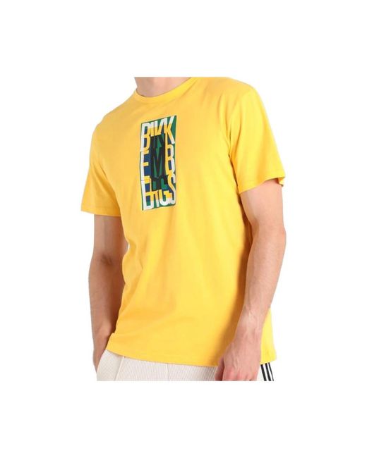 Bikkembergs Yellow T-Shirts for men