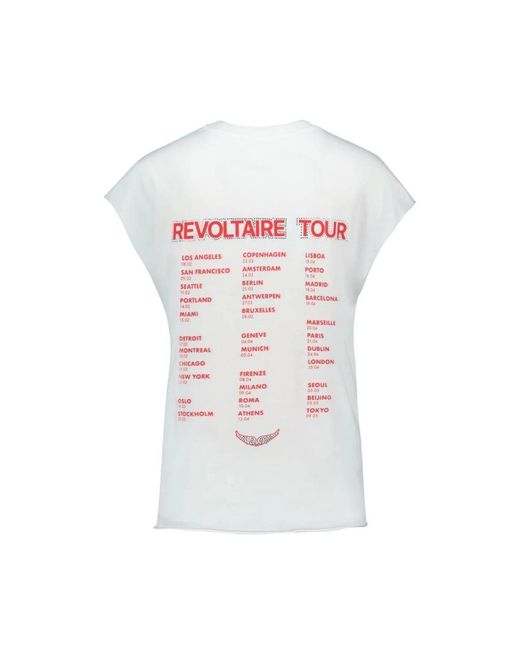 Zadig & Voltaire White T-Shirts