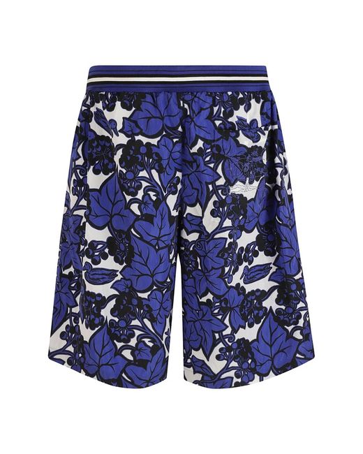 Burberry Blue Casual Shorts for men