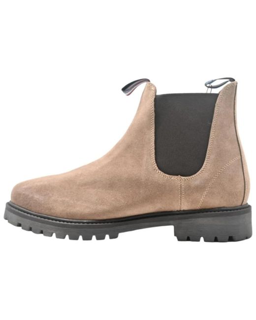 U.S. POLO ASSN. Brown Chelsea Boots for men